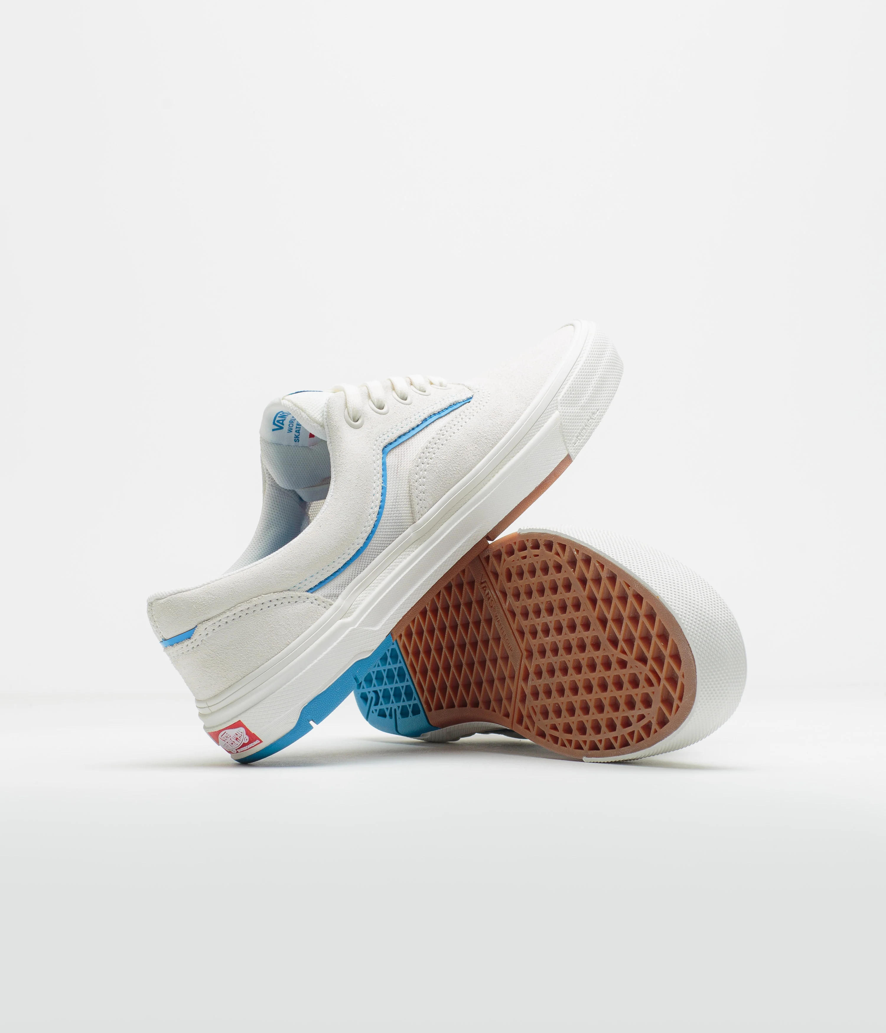 Vans Skate Era Wafflecup Shoes - White / Blue - Image 5