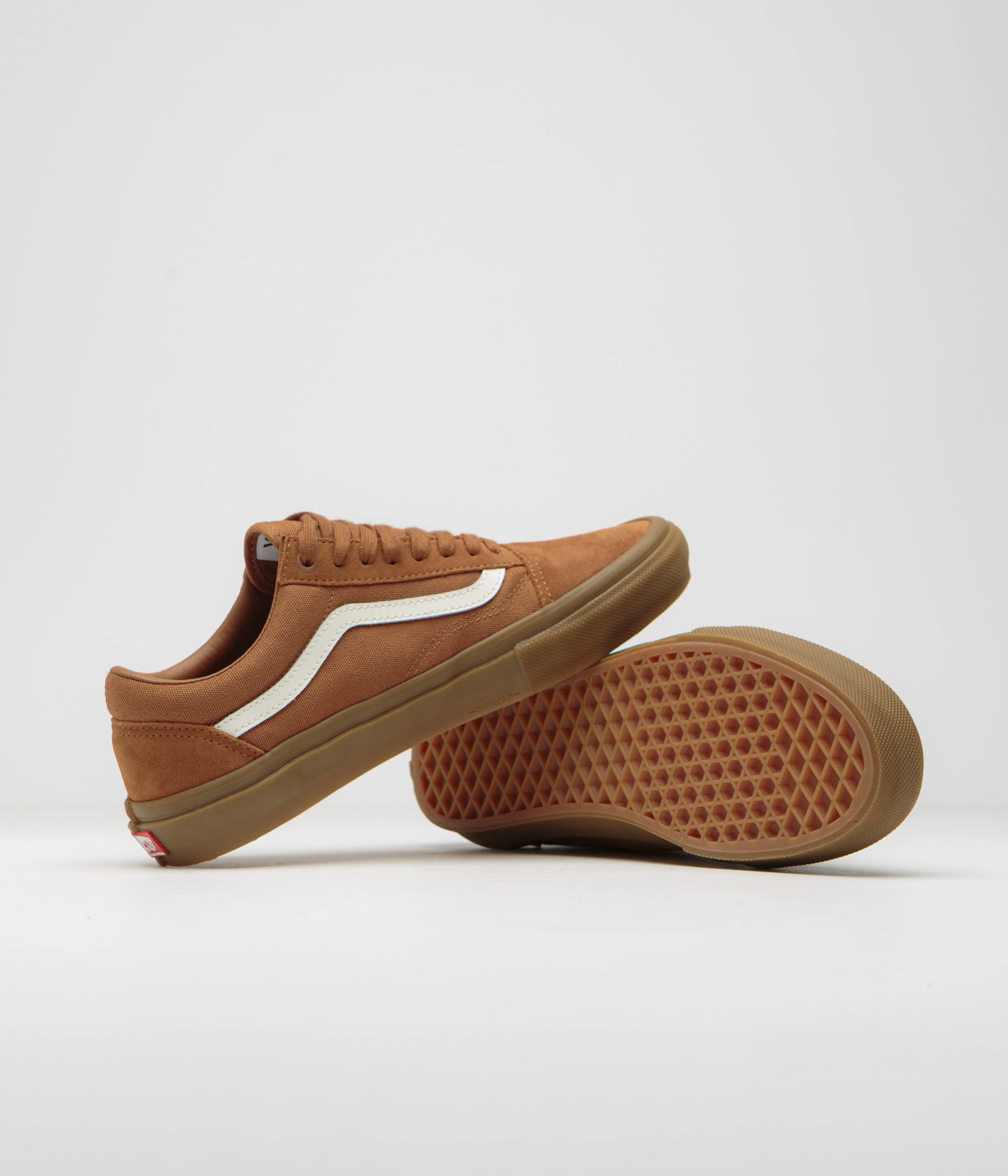 Vans Skate Old Skool Shoes - Brown / Gum - Image 5