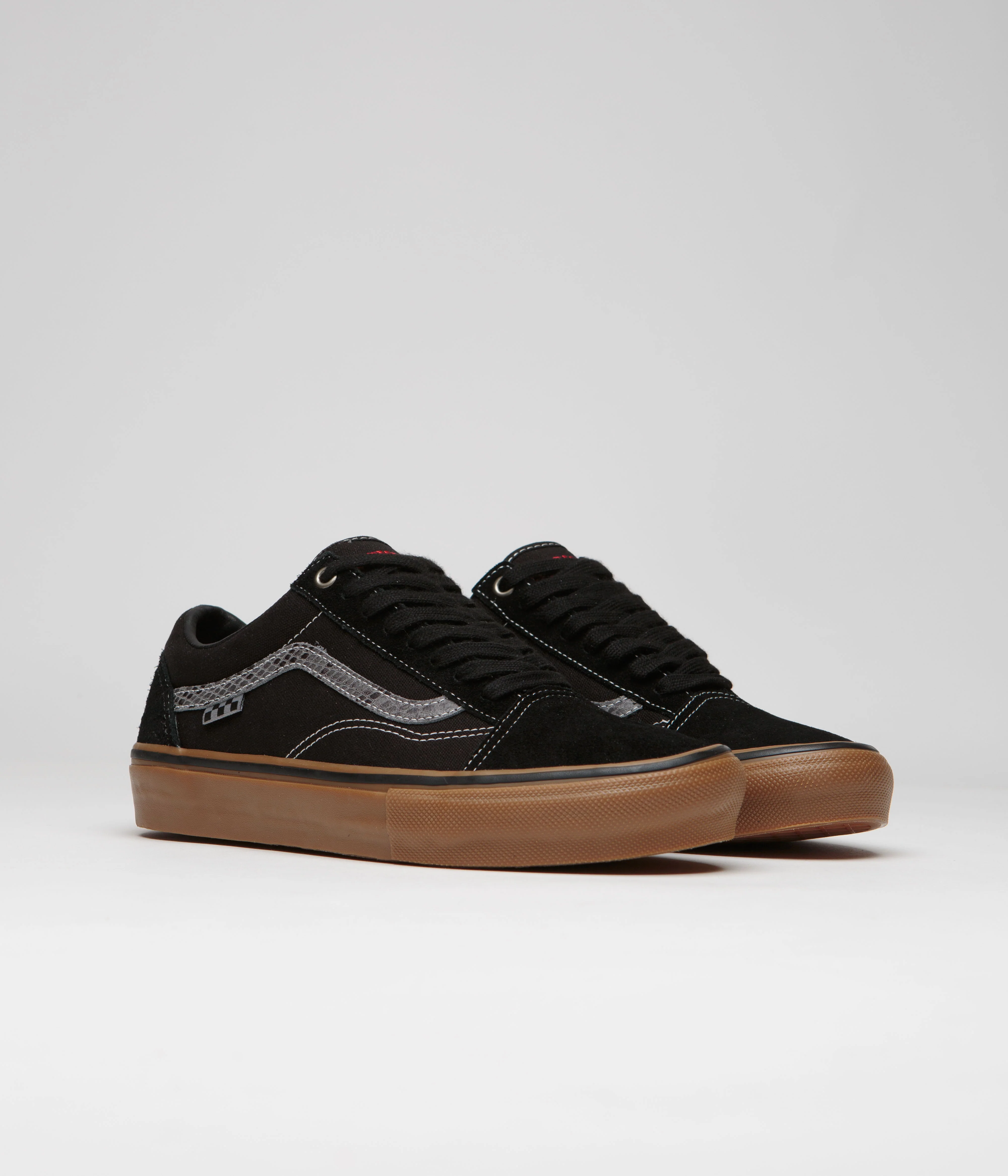 Vans Skate Old Skool Shoes - (Hockey Skateboards) Black / Snake - Image 2