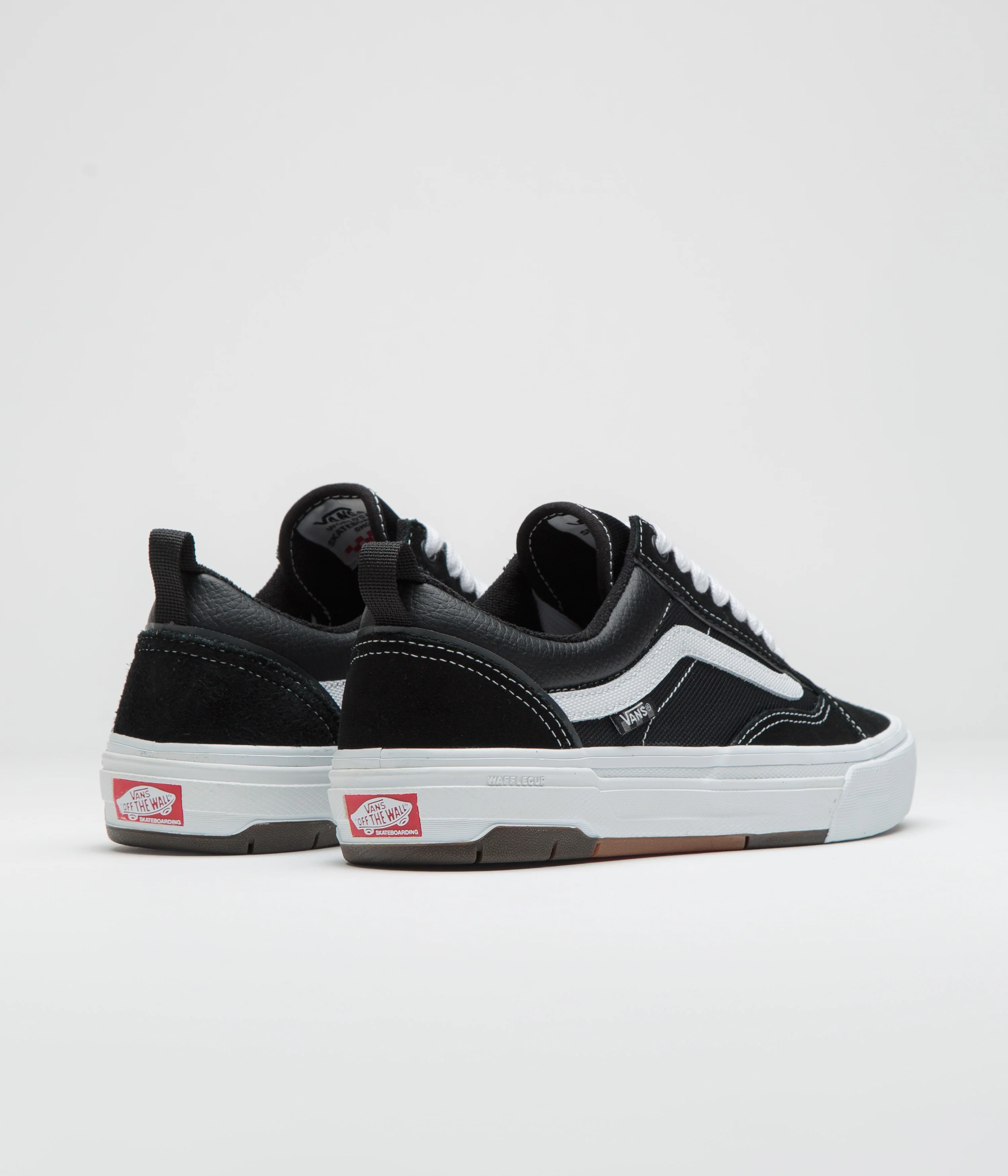 Vans Skate Old Skool Wafflecup Shoes - Black / White - Image 4
