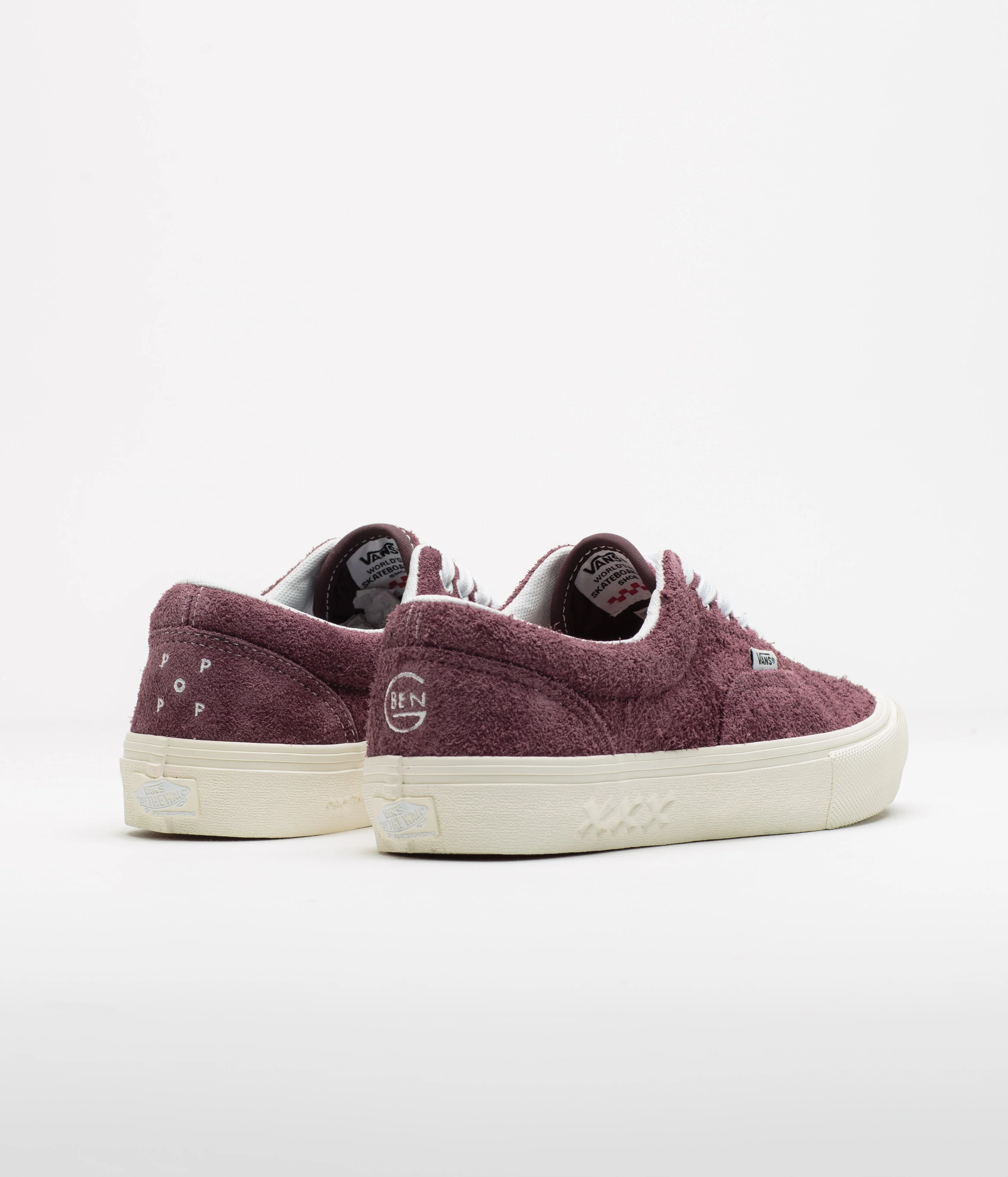 Vans x Pop Trading Company x Ben G Skate Era Shoes - (Pop) Burgundy - Image 5