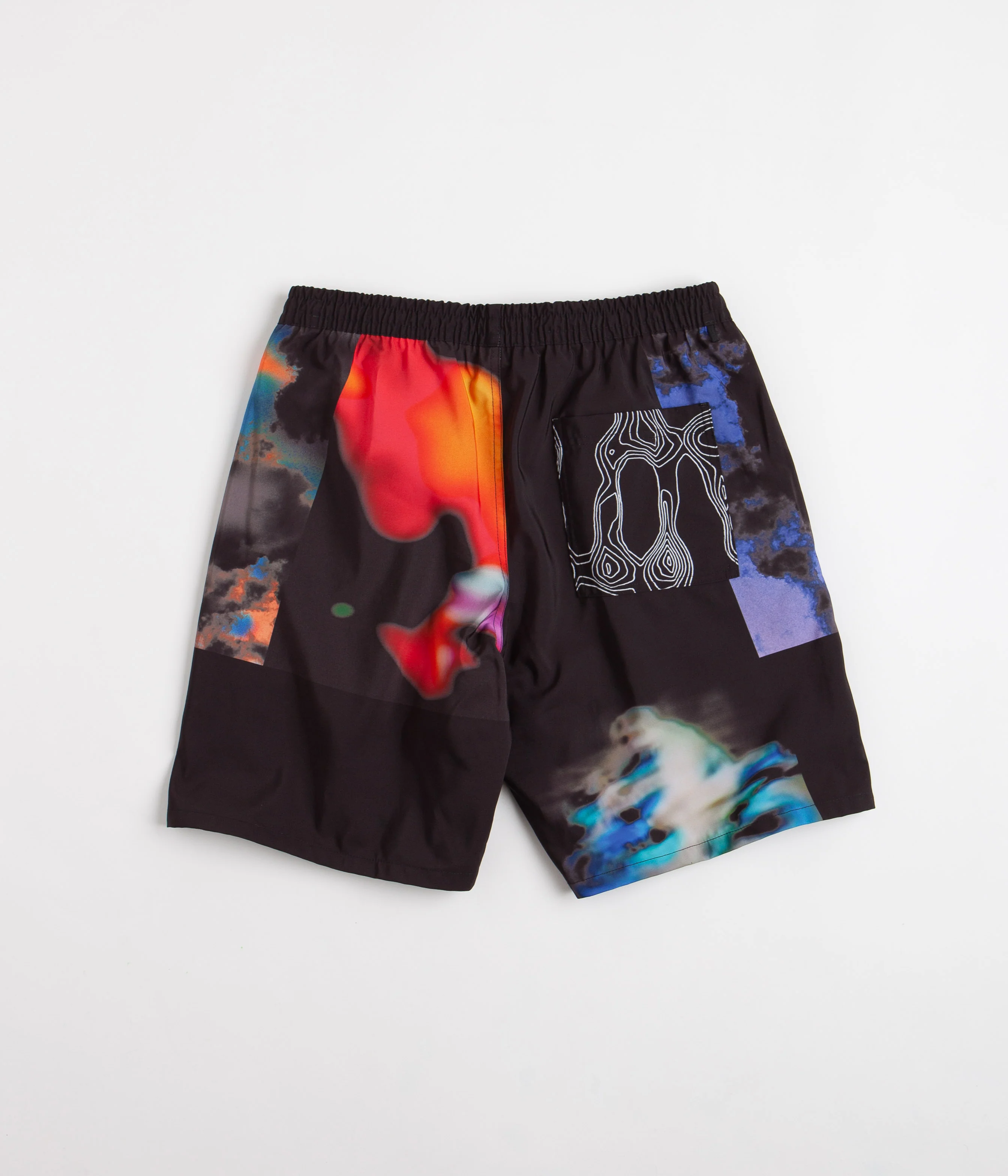 Vans x Quasi Window Elastic Waist Shorts - Black - Image 3