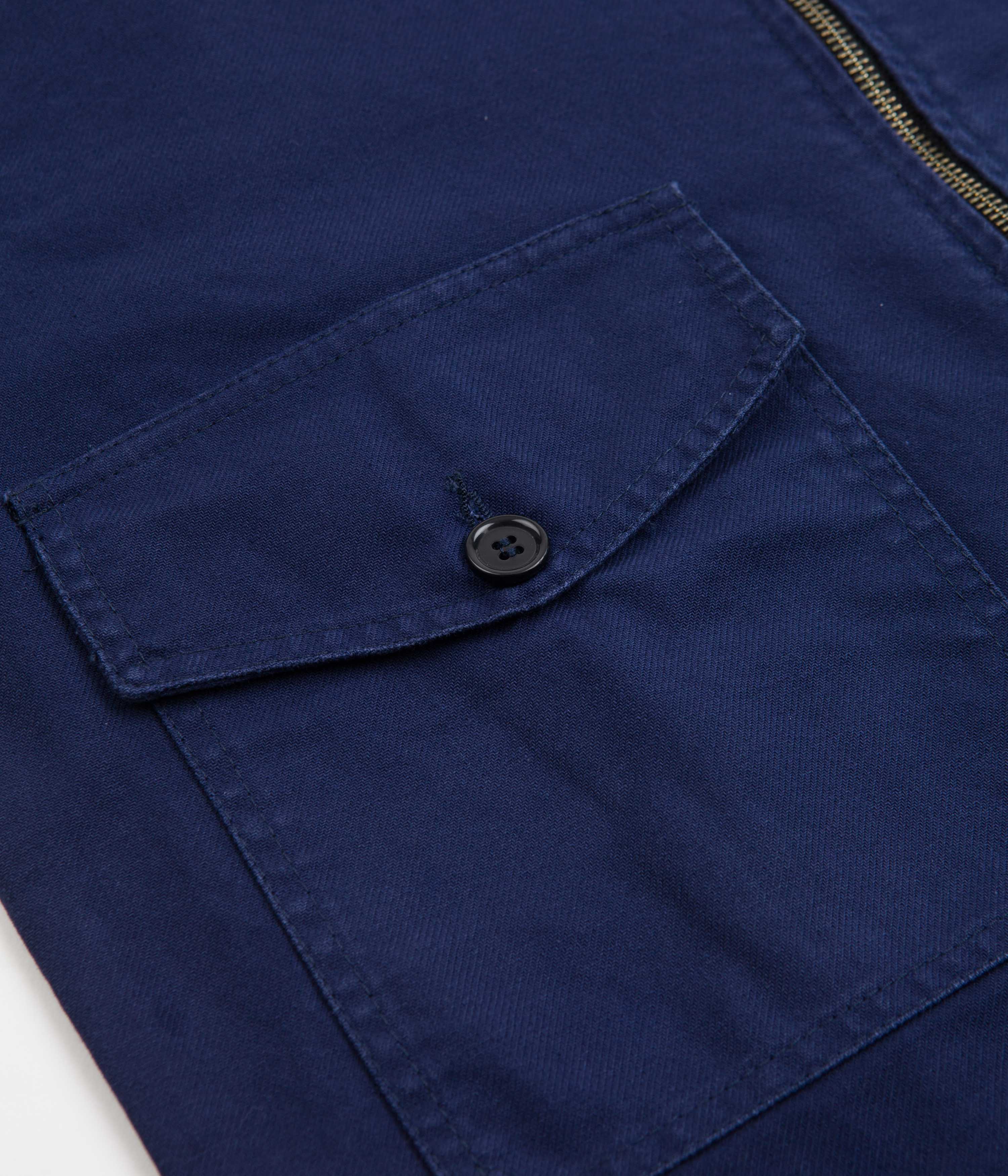 Vetra Zipped Workwear Jacket - Navy - Image 3