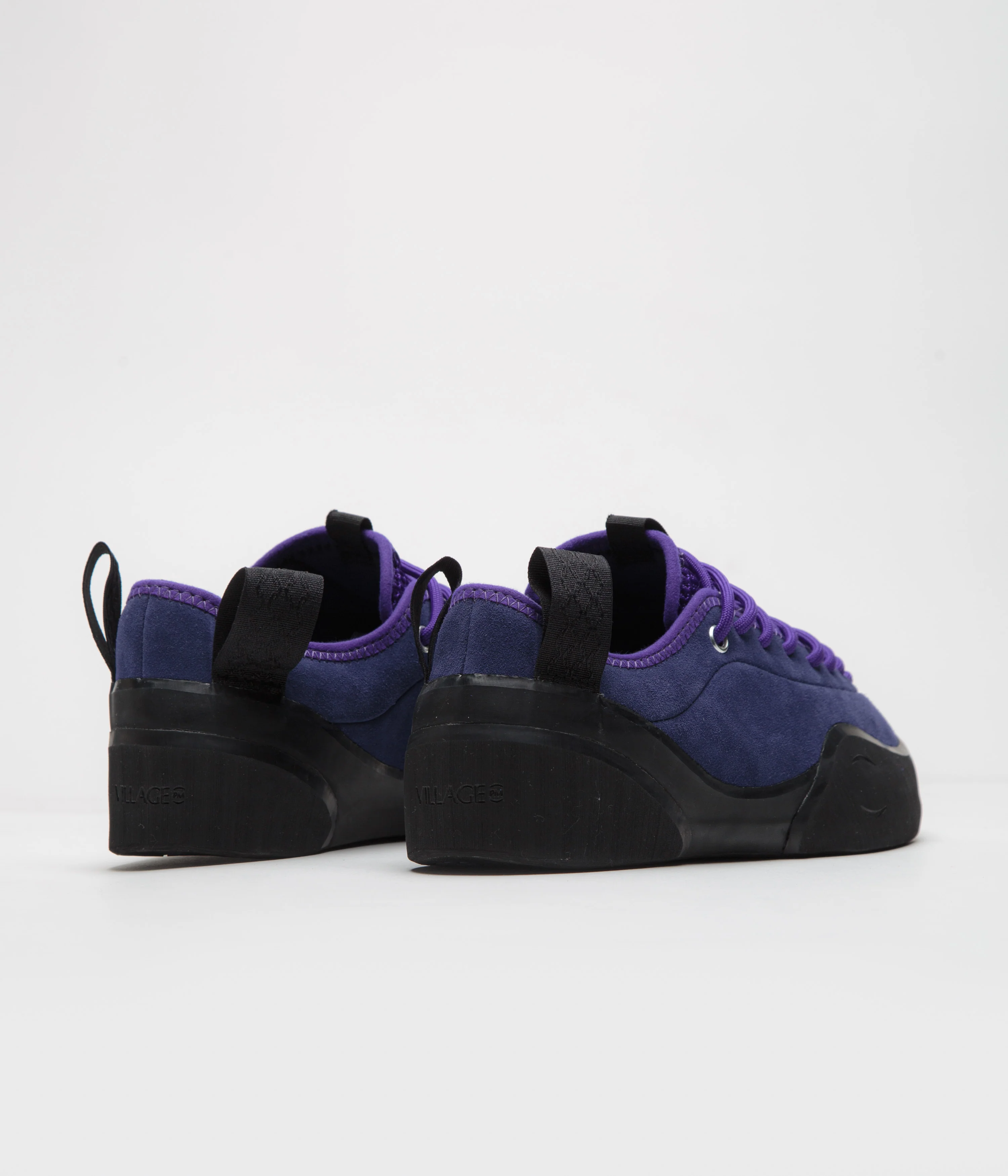 Village PM 1.00 PM Shoes - Navy - Purple / Natural Black - Image 4
