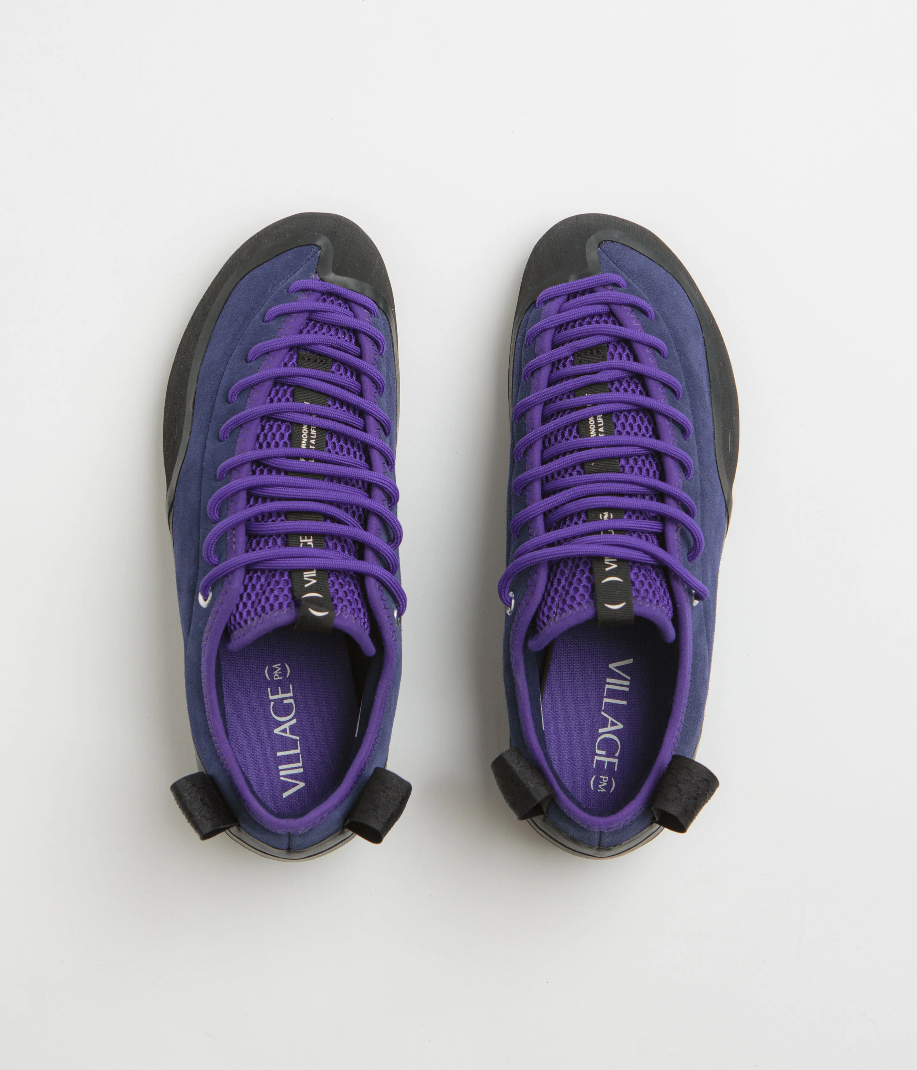 Village PM 1.00 PM Shoes - Navy - Purple / Natural Black - Image 7