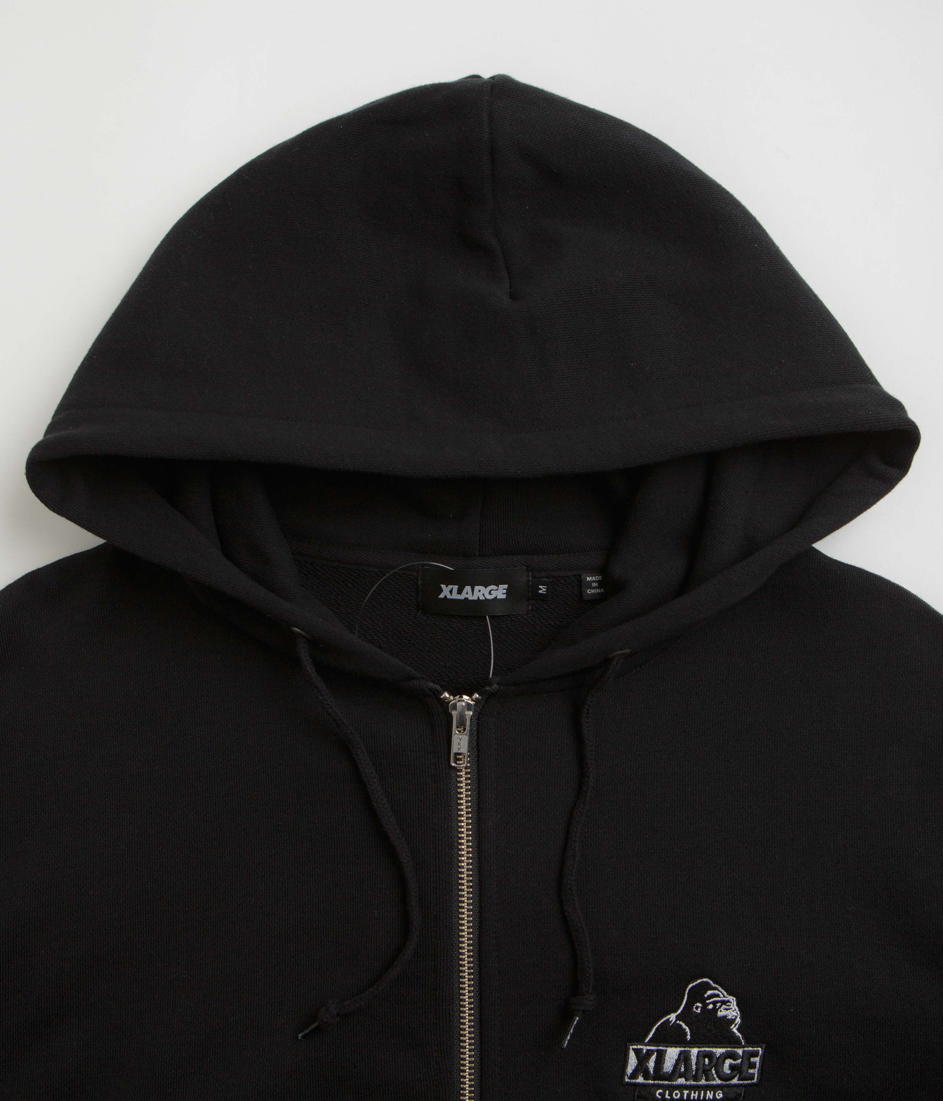 XLarge Slanted OG Zip Hoodie - Black - Image 2