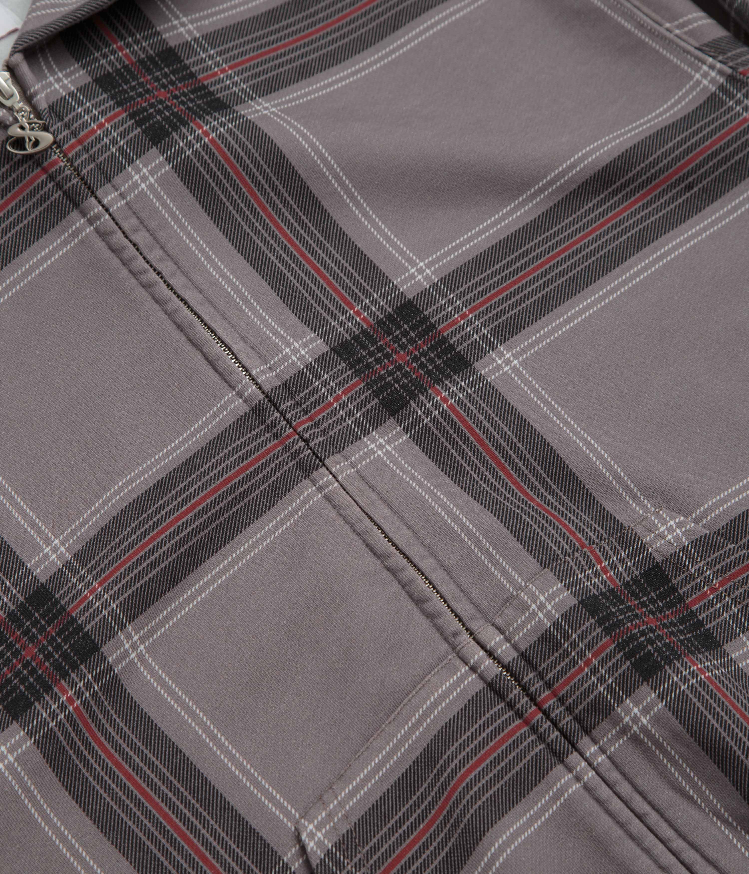 Yardsale Crib Checked Hoodie - Grey - Image 5