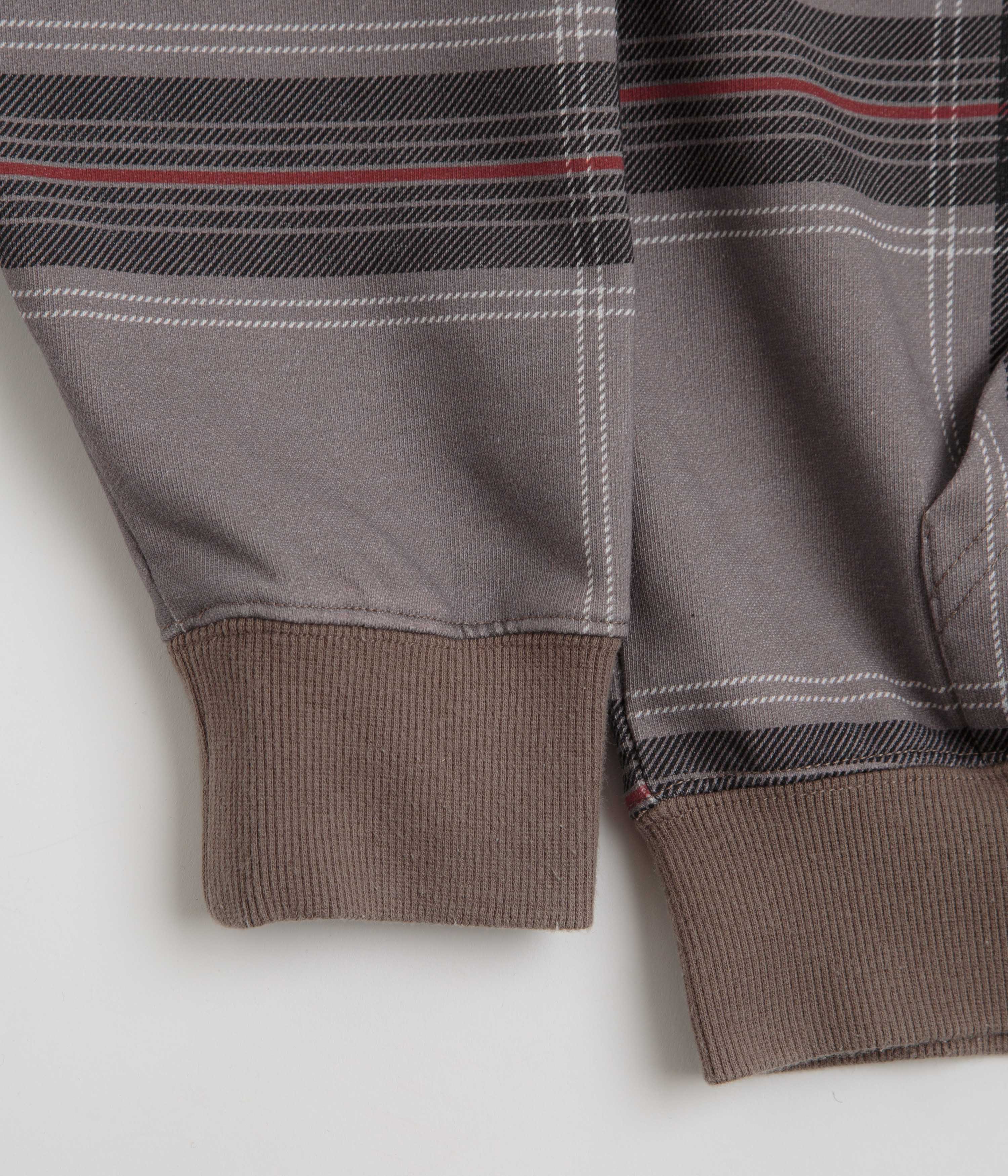 Yardsale Crib Checked Hoodie - Grey - Image 6