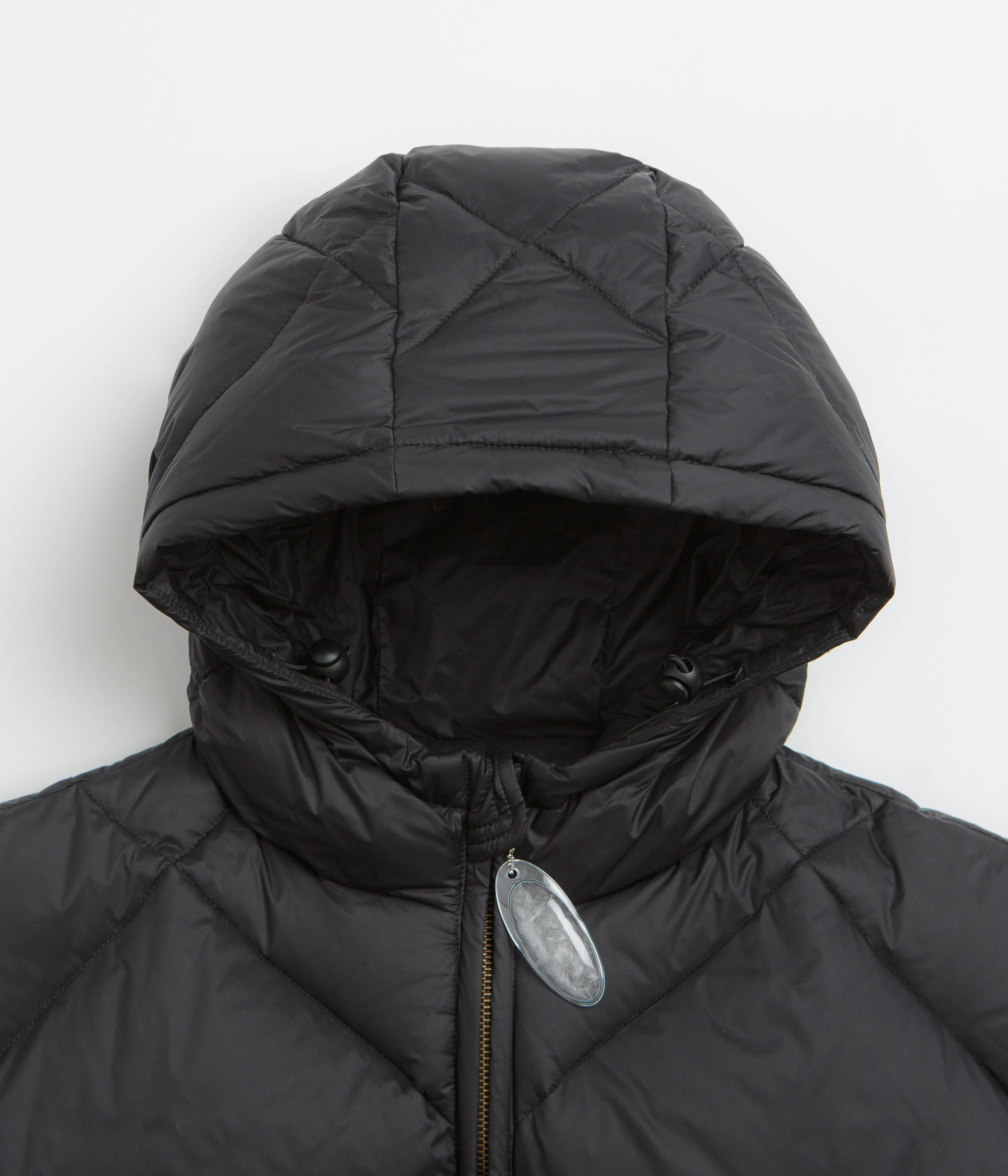 Yardsale Diamond Down Puffer Jacket - Black - Image 4