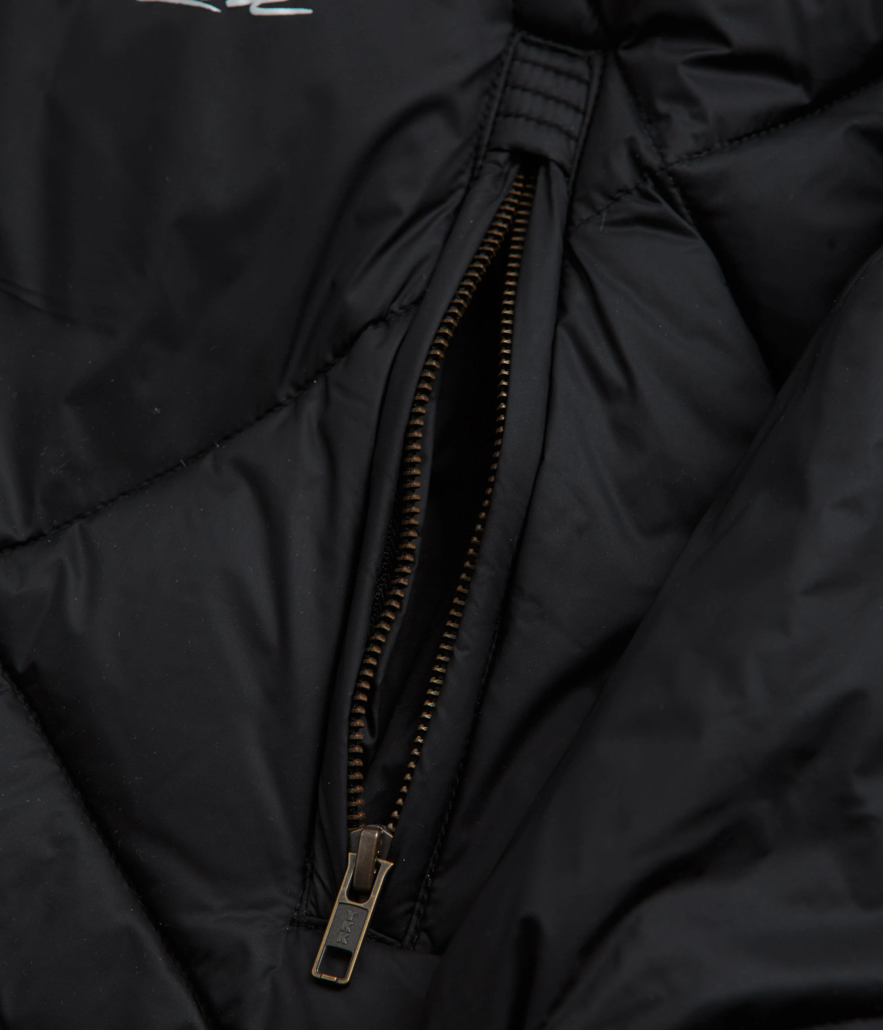 Yardsale Diamond Down Puffer Jacket - Black - Image 6