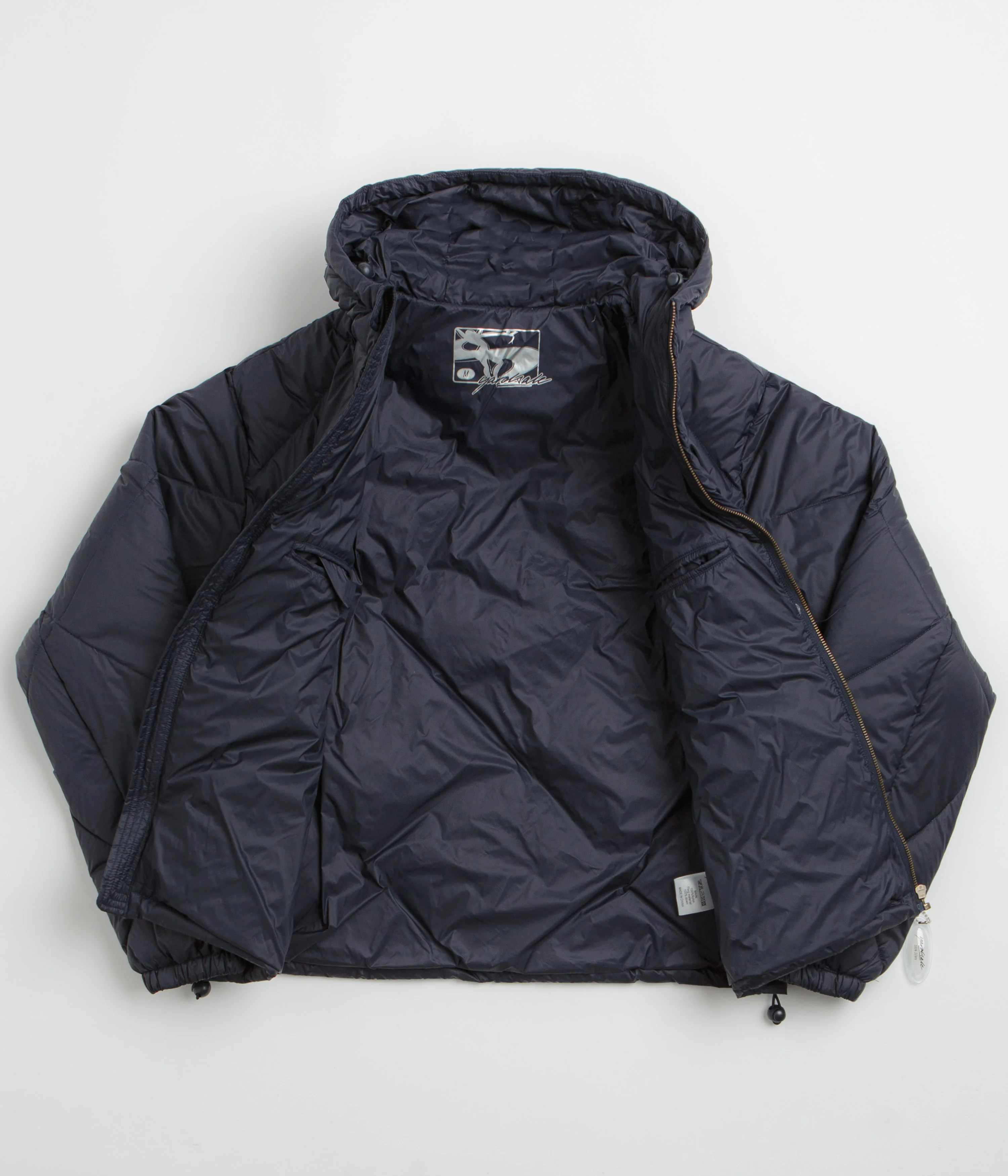 Yardsale Diamond Down Puffer Jacket - Navy - Image 2