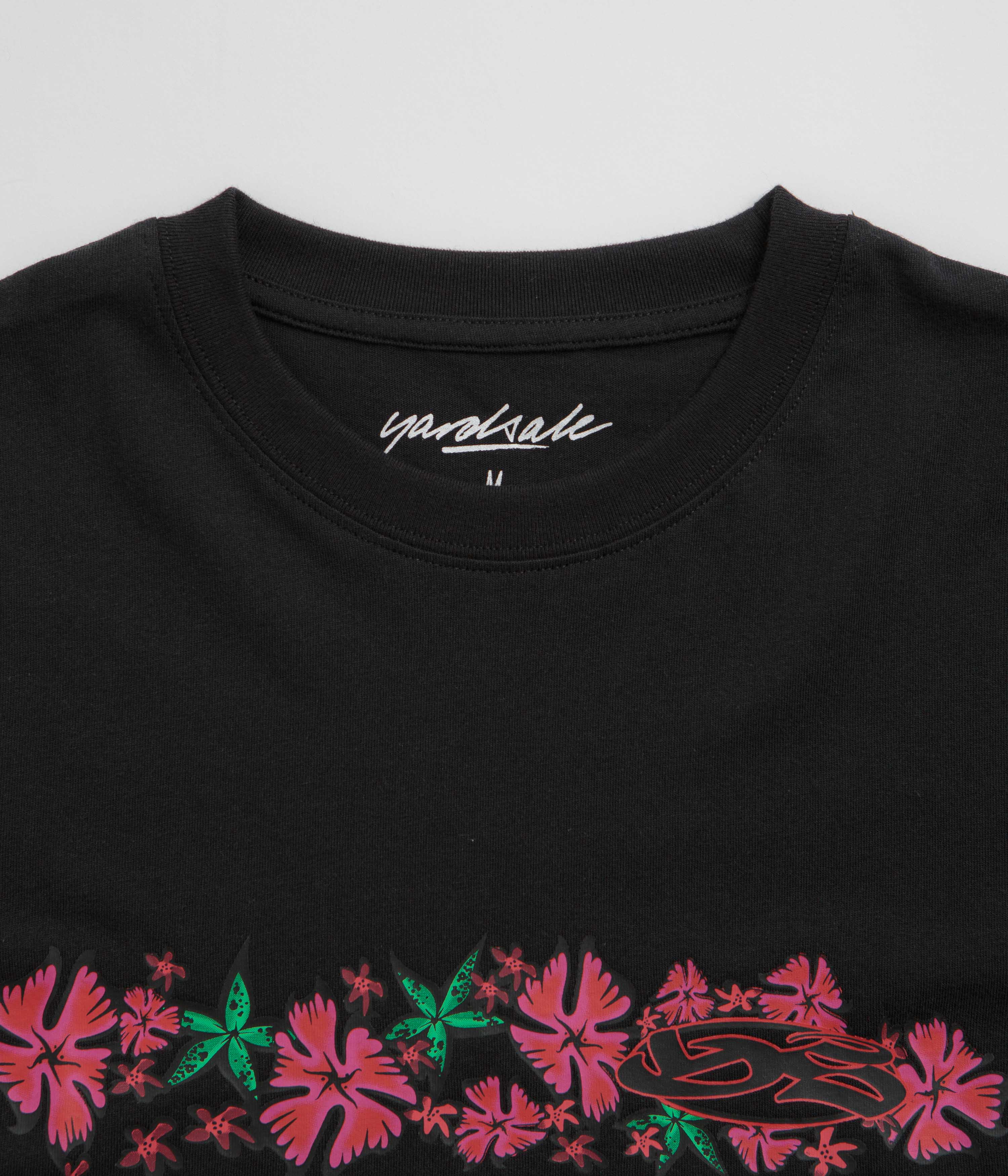 Yardsale Flower T-Shirt - Black - Image 3