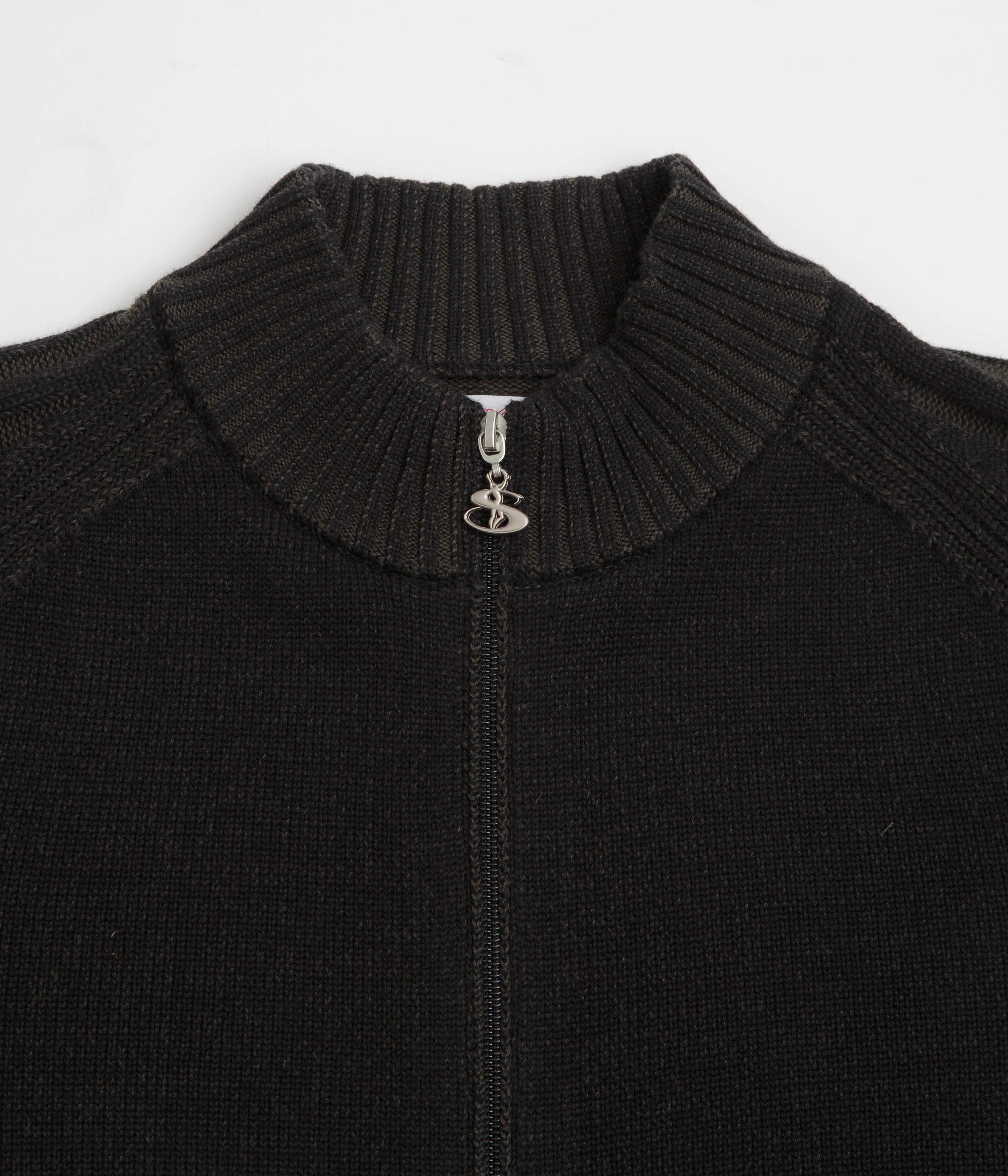 Yardsale Heathered Phantasy Full Zip Sweatshirt - Black - Image 4
