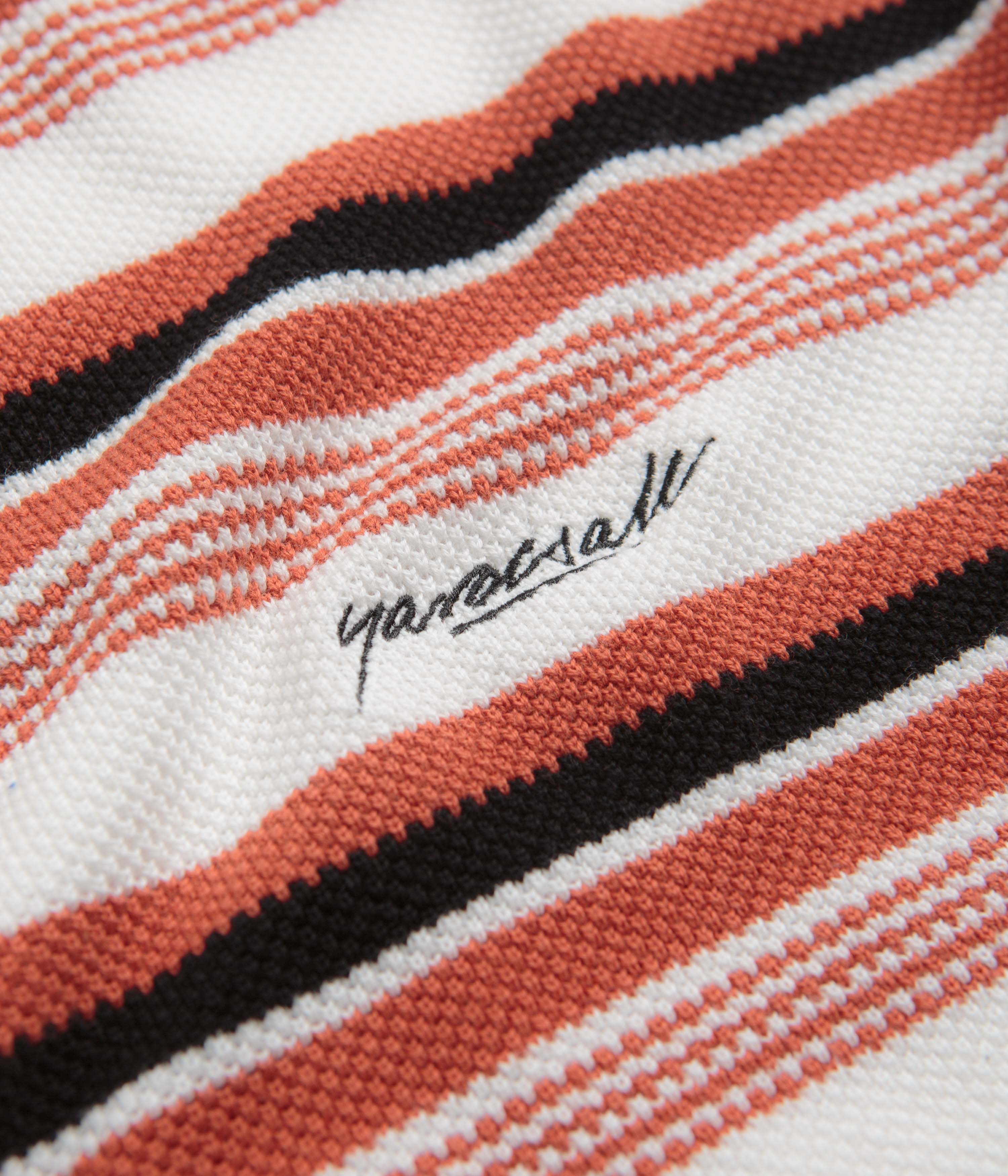 Yardsale Mirage Knit Sweatshirt - Orange / White - Image 3