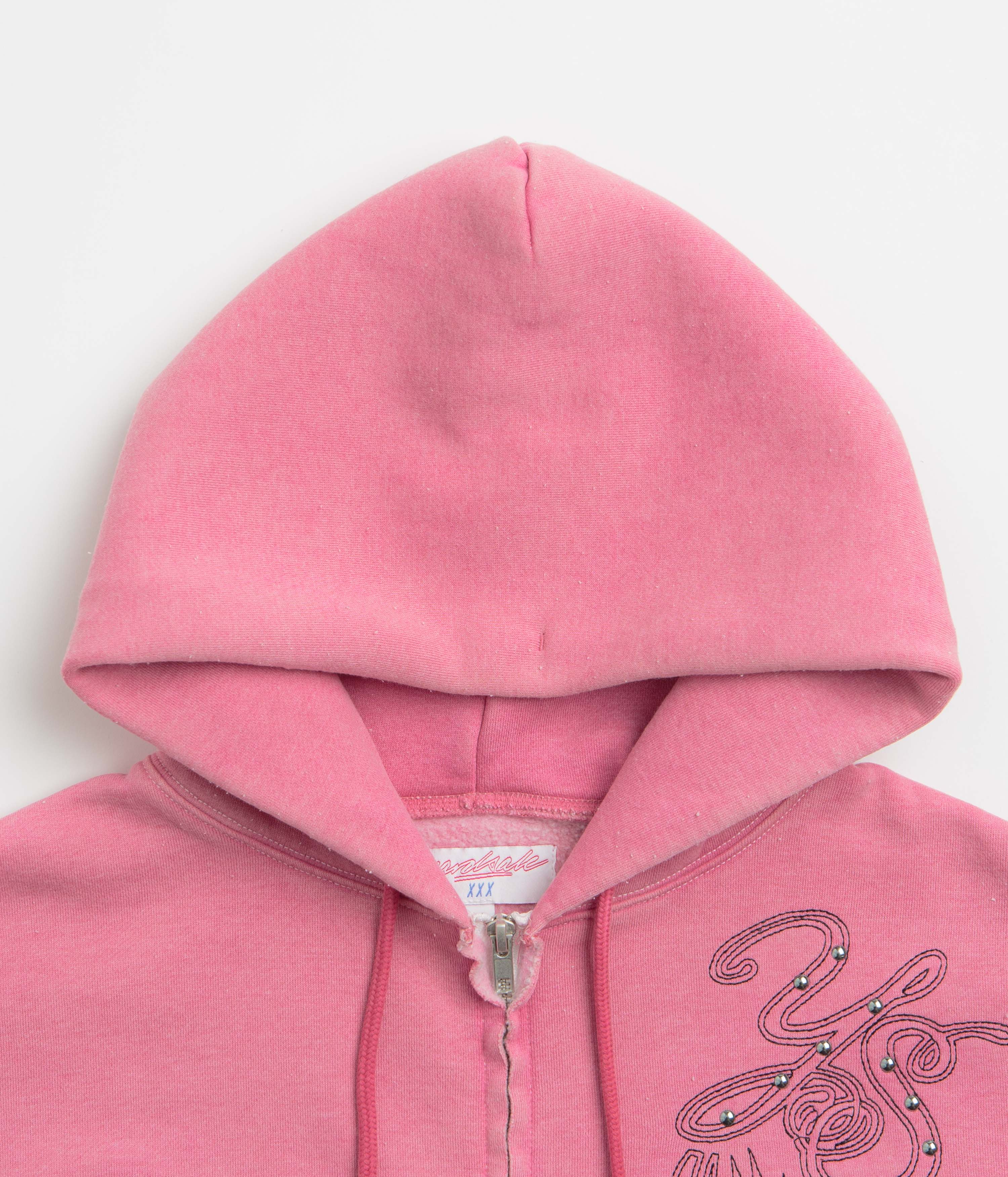 Yardsale Ombre Full Zip Hoodie - Pink - Image 4