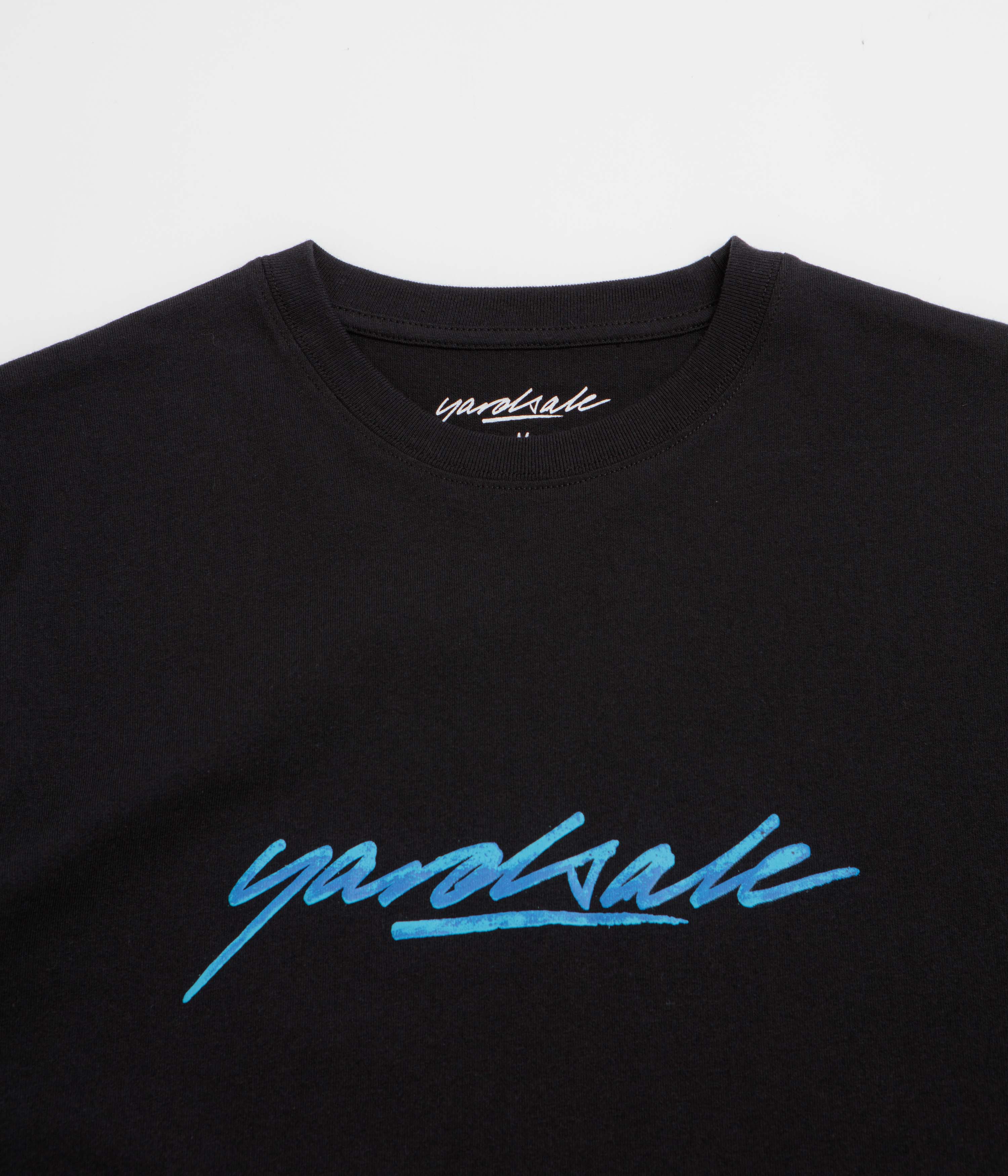 Yardsale Script T-Shirt - Black / Blue - Image 3