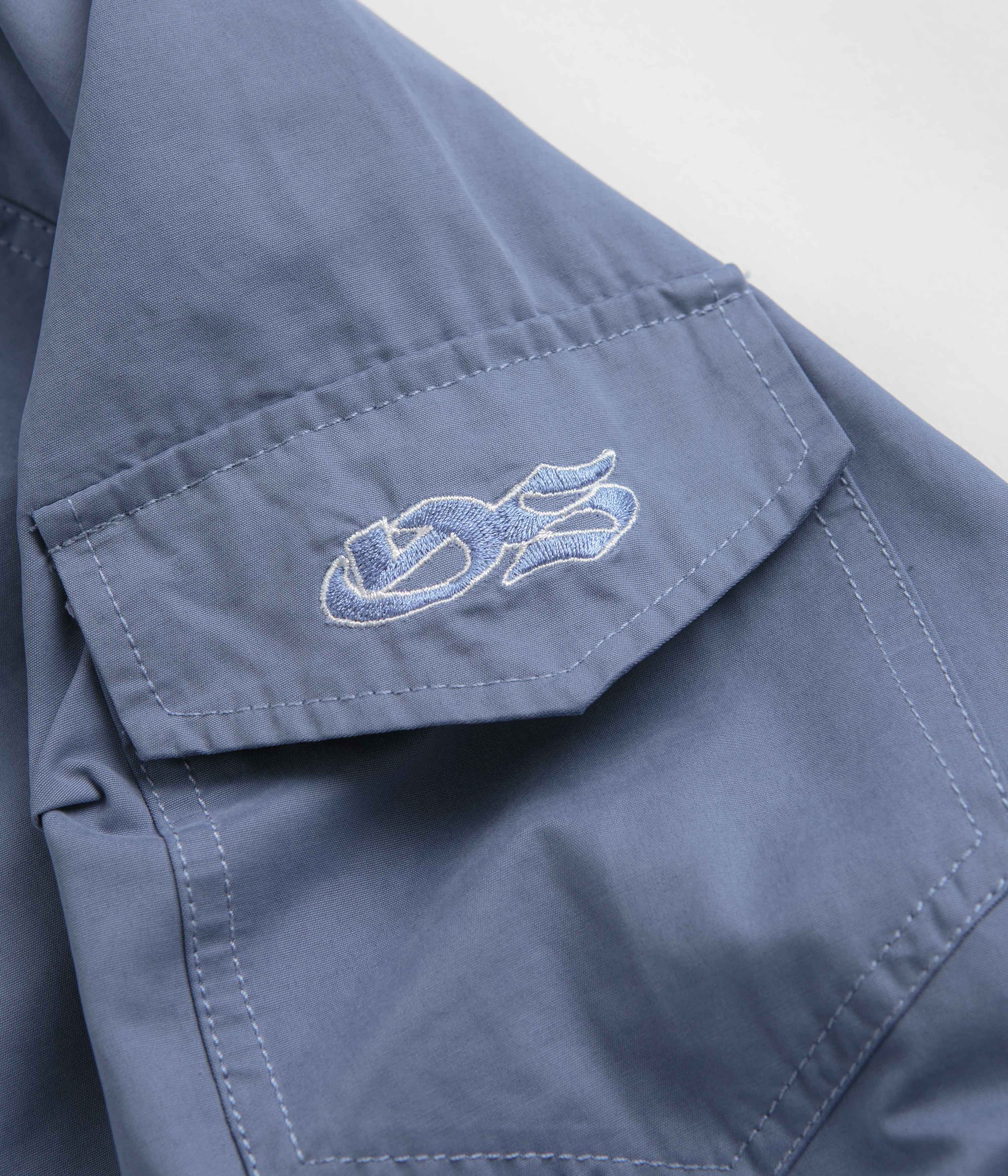 Yardsale Sunscript Hooded Jacket - Blue - Image 4