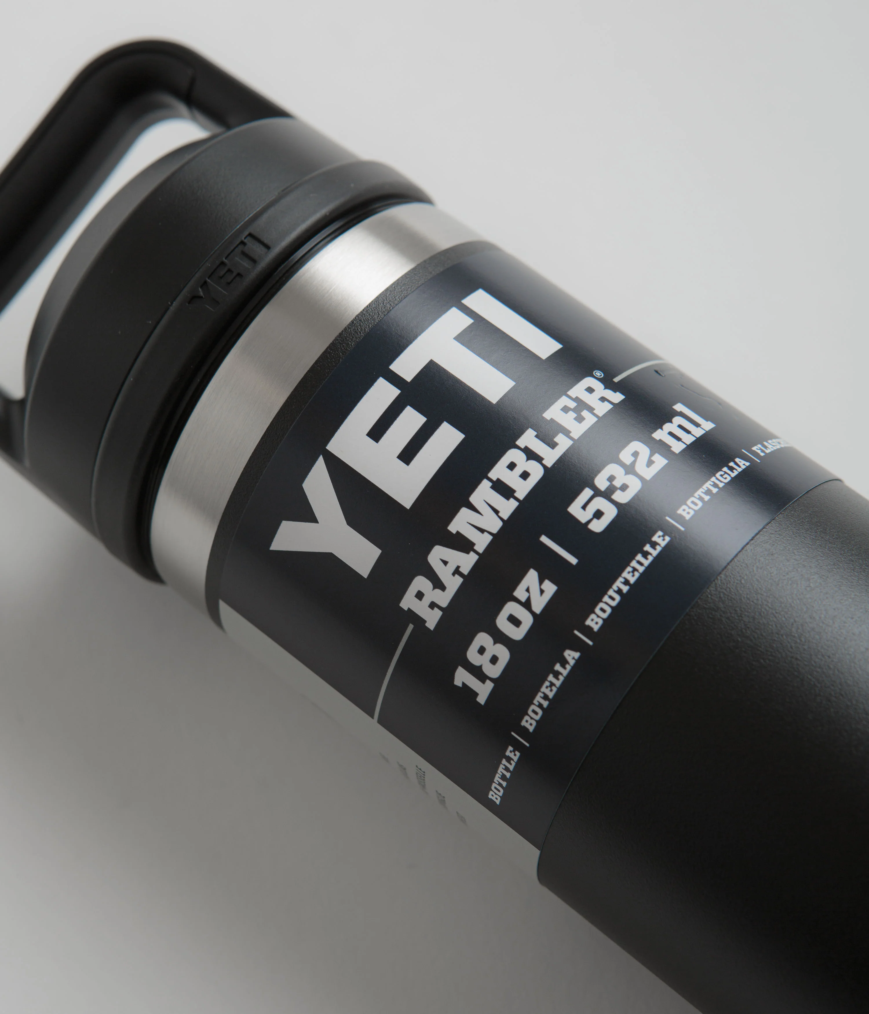 Yeti Chug Cap Rambler Bottle 18oz - Black - Image 2