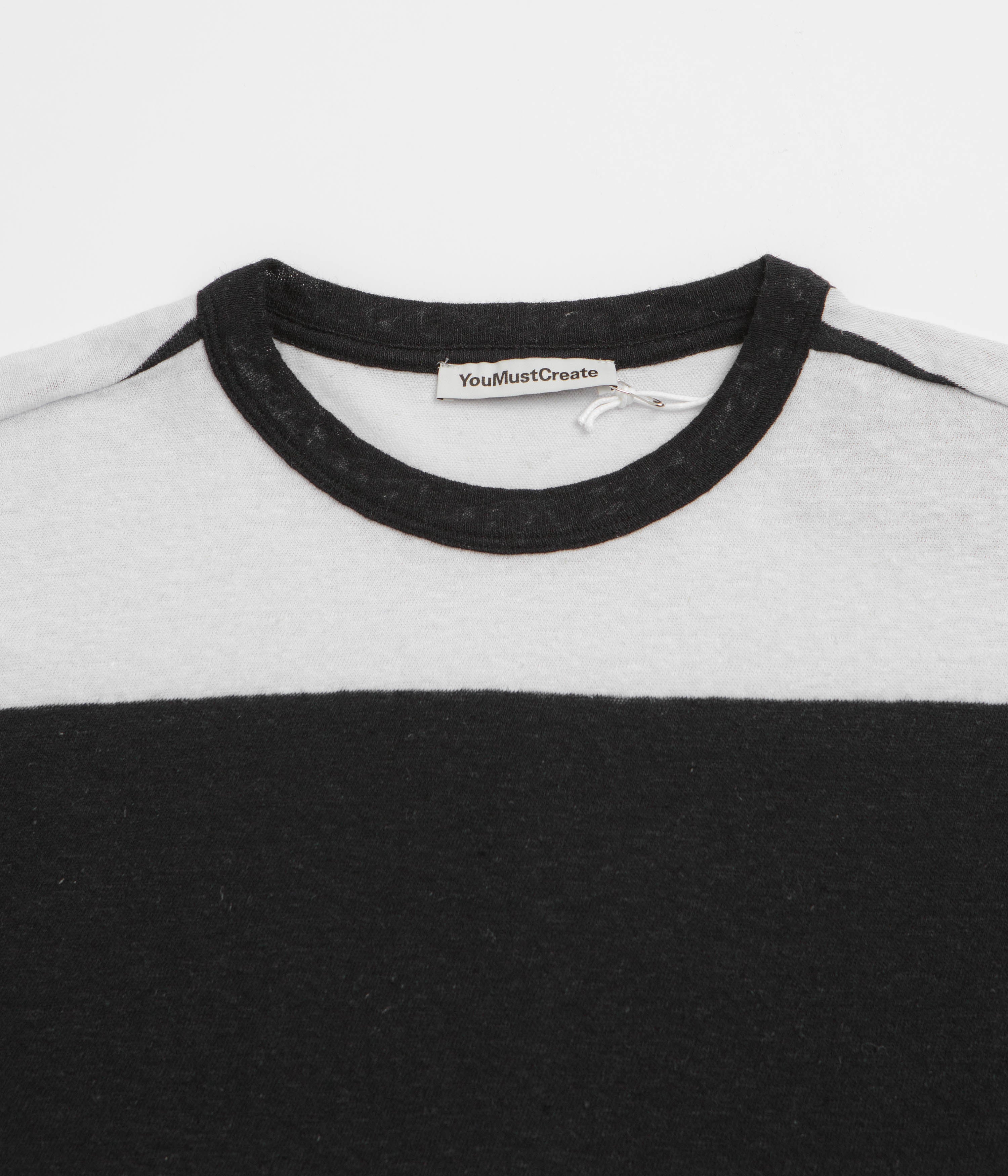 YMC Triple T-Shirt - Black / Light Grey - Image 2